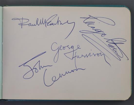 The Beatles, Rolling Stones, etc. A 1960s autograph album,